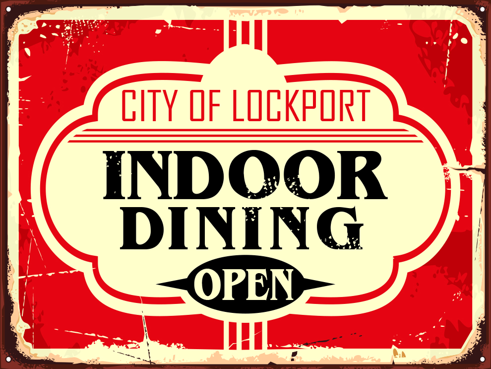 Lockport Indoor Dining open
